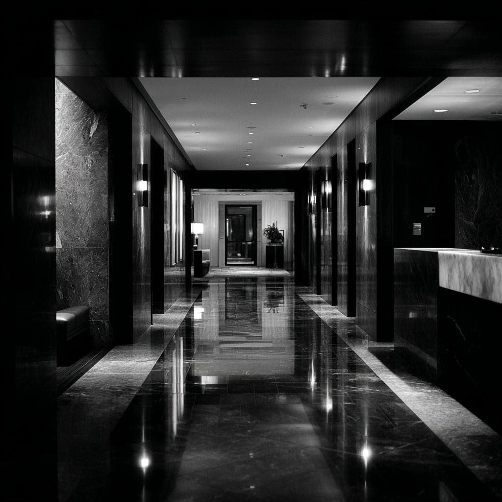 Marble corridor